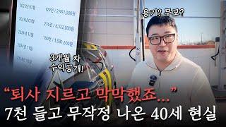 40세에 퇴사 지르고 그동안 모은 돈 다 털어서 선택한 일이...!?