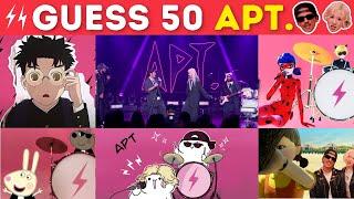 Guess APT. Songs & Variants by Their Voice ~ ROSÉ & Bruno Mars - APT  Song Covers  ULTIMATE QUIZ 2