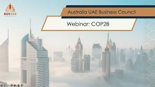 Webinar: COP28 UAE