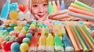 ASMR Wax Bottle Candy【Mukbang/ Eating Sounds】【English subtitles】