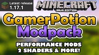 GamerPotion Modpack - Fabric, Sodium, Shaders Modpack Minecraft Java 1.17.1 CurseForge & GDLauncher