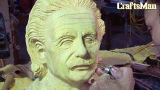 Wood Carving - Einstein Albert Memorial With My Hands