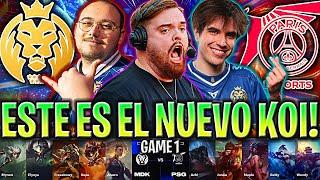 ASÍ JUEGA EL NUEVO KOI DEL MUNDIAL! - MDK vs PSG Game 1 WORLDS PLAY IN 2024 IBAI ESPAÑOL