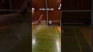 Probably the best sound in badminton #basicfeather #badminton