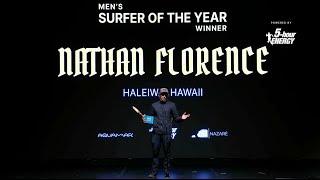 Nathan Florence win Surfer of the Year (2024) @bigwavechallenge @NathanFlorence