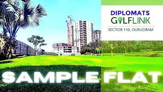 DIPLOMATS GOLF LINK 110 Gurgaon#Sample Flat #affordable Housing Society Flat#realestate  @RKK-Vlogs