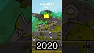 evolution of ratte (2022-2018) #homeanimations #shorts #ratte