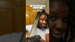 My full washday routine for hair growth  #naturalhair #4chair