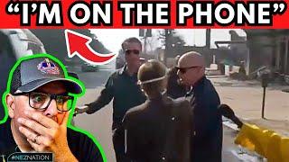 Newsom FAKES Phone Call with President when CONFRONTED by CA Resident (MUST SEE!)