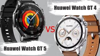 Обзор-сравнение Huawei GT 5 vs GT 4 что нового? лицом к лицу #huaweiwatchgt5 #huaweiwatchgt4