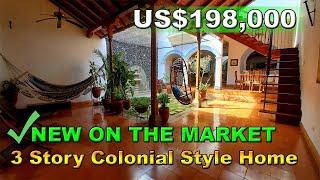 AVAILABLE! Colonial Home For Sale In Granada Nicaragua | Turnkey Home