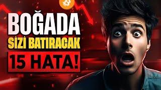 BITCOIN VE KRİPTO PARA YÜKSELİŞİNDE SİZİ BATIRACAK 15 HATA