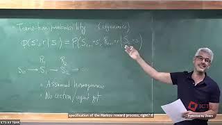 A short course on reinforcement learning (Lecture 2) by Hugo Touchette