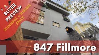 Buyer Preview:  847 Fillmore Street, San Francisco, Stunning Remodel - 4K