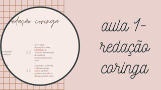 (aula 1) Redação Coringa