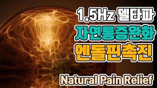 재생의  뇌파소리 | 1.5 Hz 델타파 - '엔돌핀촉진: 자연통증완화 '  | 1.5 Hz EEG