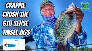 CRAPPIE CRUSH THE 6TH SENSE TINSEL JIG- New season teaser