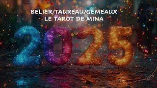 Ce que te réserve l’année 2025: BÉLIER/TAUREAU/GEMEAUX. Le tarot de Mina