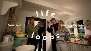 Life Loops | beach walks, make-up routine, baking sourdough & slowing down: NYE in the countryside