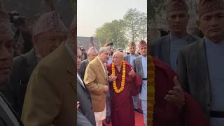 Pal thubten shedrub ling monastery #chokyi nyima Rinpochee #king #gyanendrashahi #lumbini #puja