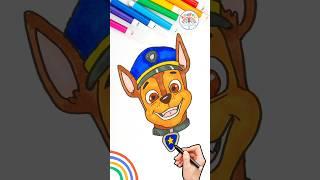 Chase PAW Patrol the Movie Drawing | How to Draw PAW Patrol Chase   #short #pawpatrol