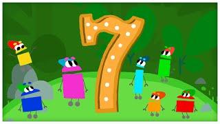 "The Number Seven," Number Songs by StoryBots | Netflix Jr