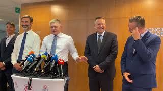  Predseda vlády Robert Fico po zasadnutí predsedníctva | Aktuality