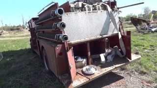 American La France Fire Truck - Junk Yard Finds