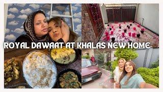 ROYAL DAWAAT AT KHALAS NEW HOME 🫶| ROYAL DINNER | PAKISTAN VLOGS | #viralvideo #pakistan