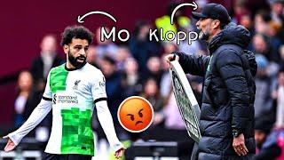 Jurgen Klopp Reaction To Mo Salah Argument.