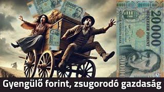 Gyengülő forint, zsugorodó gazdaság – Mi lesz ebből?