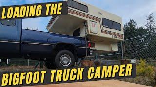 How to Load a Truck Camper | Vintage Bigfoot