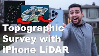 Topographic Surveying with iPhone 13 Pro LiDAR