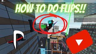 HOW TO DO *FLIPS* IN ROBLOX PARKOUR...