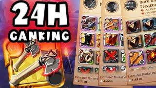 I Spent 24H Ganking In Red Zone?! | Albion Online |