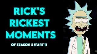 Rick's Funniest Moments Of Season 5 Episodes 1-5  (Part 1) | Rick and Morty