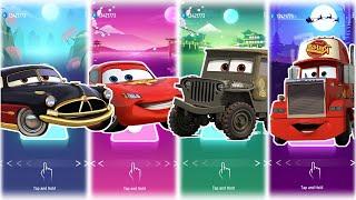 McQueen  Doc Hudson  Tow Mater  Mack The Truck  - Tiles Hop EDM Rush