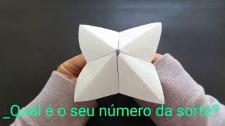 COMO FAZER ORIGAMI DA SORTE