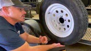 Spare Tire Mount Install + Tips on our Open Trailer…