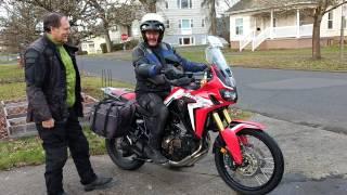 My first test ride of the new Honda Africa Twin