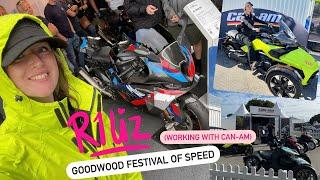 R1Liz - POV - working at Goodwood Festival of Speed with Can-Am