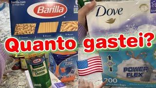 COMPRAS DE SUPERMERCADO NO ATACADO SAMS CLUB DOS ESTADOS UNIDOS | QUANTO GASTEI?