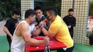 醬爆 vs Samson Wong 左手 3 練習 28/12/2020 慈雲山腕力