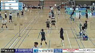 여복 40 D 8강| (버들) 설민희/김선영 vs (일신/버들민턴) 김선영/이소정[제7회 광주광역시배드민턴협회장기 대회]