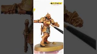 How to paint the armour for Hammers of Sigmar Stormcast Eternals #shorts #stormcast  #ageofsigmar