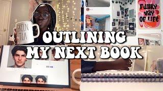 brainstorming and outlining my new novel!! // writing vlog