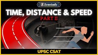 UPSC CSAT Time, Speed & Distance – Concept & PYQ Solutions