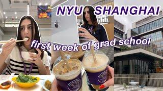 first week of classes at NYU SHANGHAI | studying in china