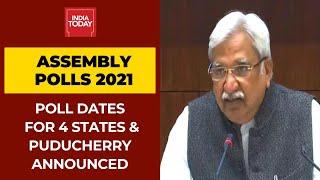 2021's Most Awaited Election Dates Of Bengal, Assam, Kerala, Tamil Nadu, Puducherry Announced