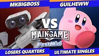 MainGame Fest Mini Top 8 - MKBigBoss (ROB) Vs. Guilheww (Kirby) Smash Ultimate - SSBU